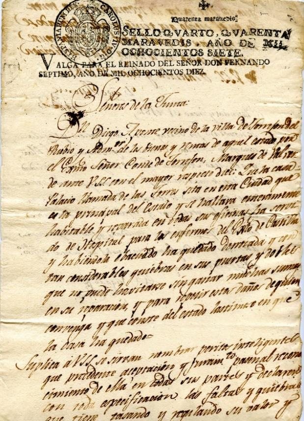 Solicitud de informe de 1810